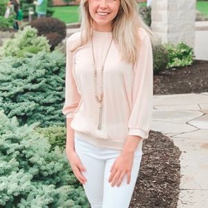 ⭐️ BLUSH EXPRESS BLOUSE